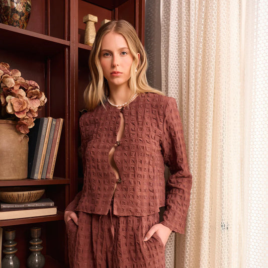 DorsaLi, Bohol Cardigan, Mocha