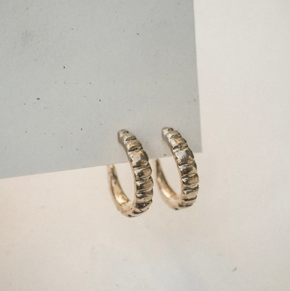 Emily Hartwell, Nolita Hoops, Yellow Bronze