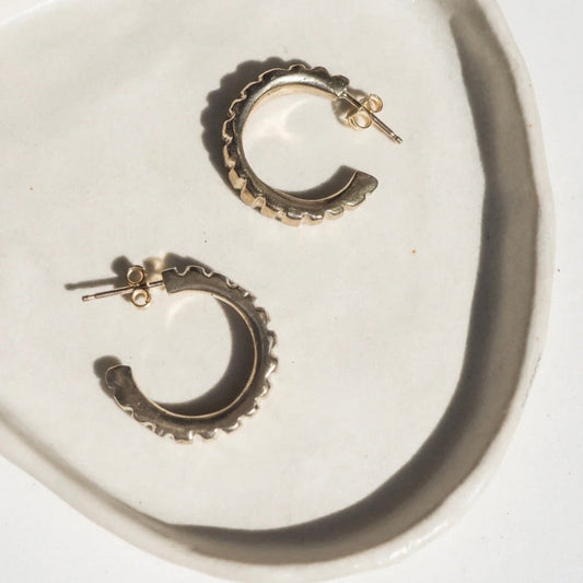 Emily Hartwell, Nolita Hoops, Yellow Bronze