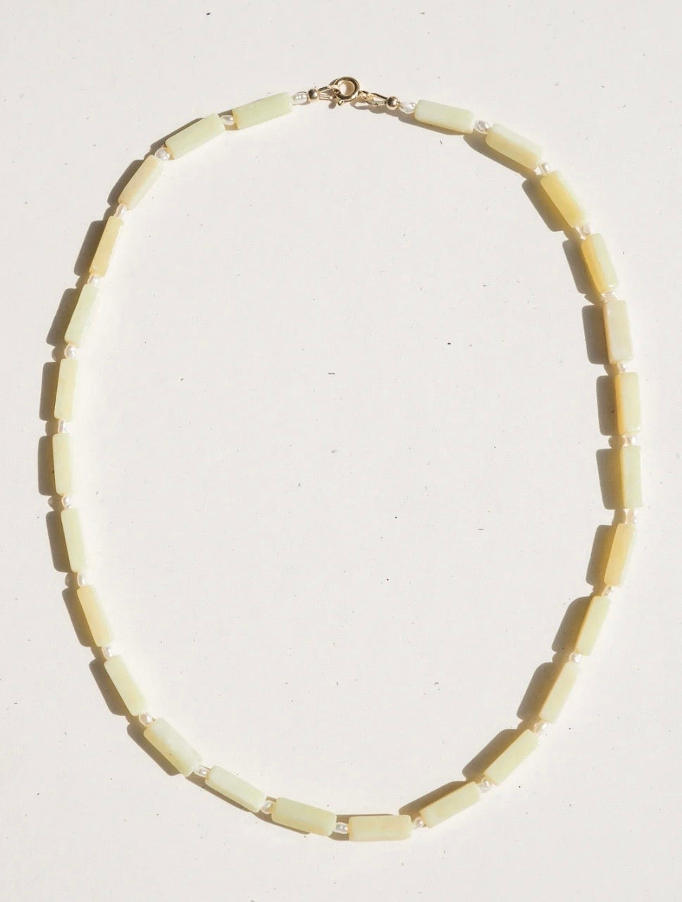 Emily Hartwell, Olive & Pearl Necklace