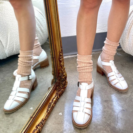 Le Bon Shoppe, Cottage Socks, Peachy Keen