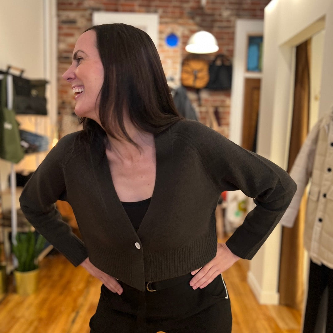 Charlotte Cardigan, Army Green