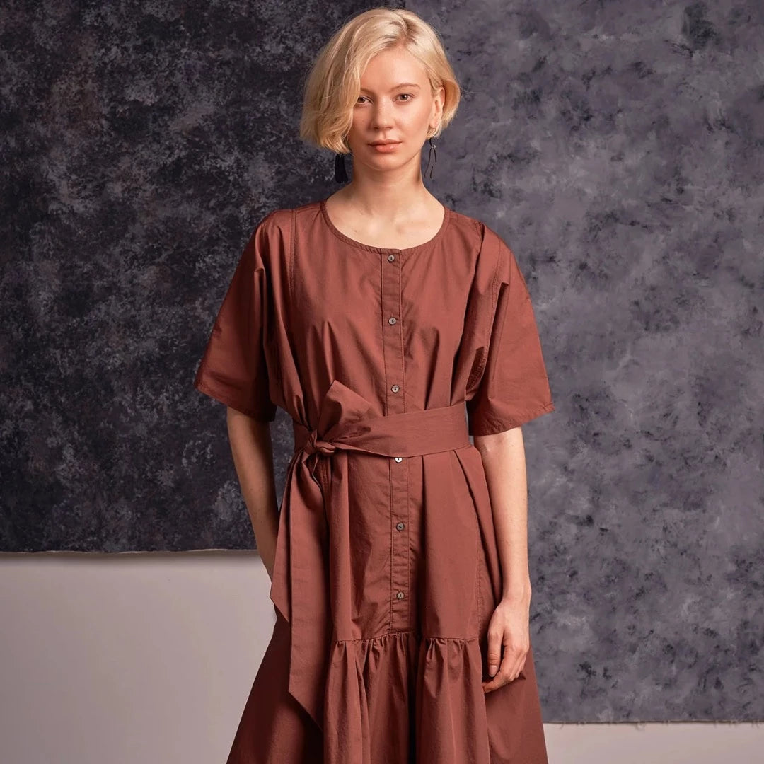 Adira Dress, Chocolate