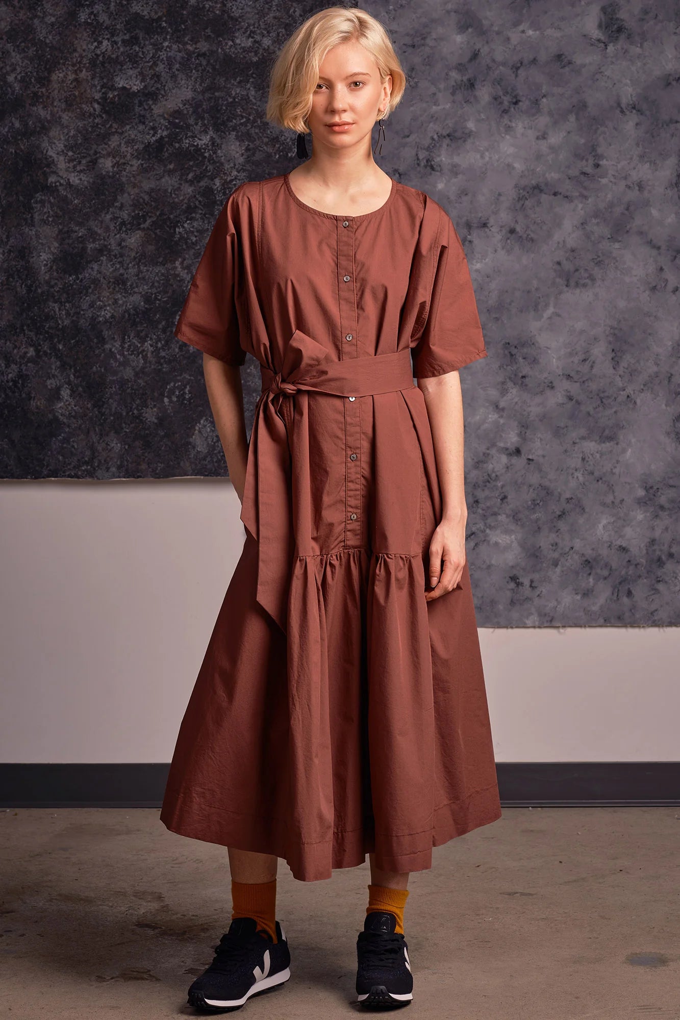 Adira Dress, Chocolate