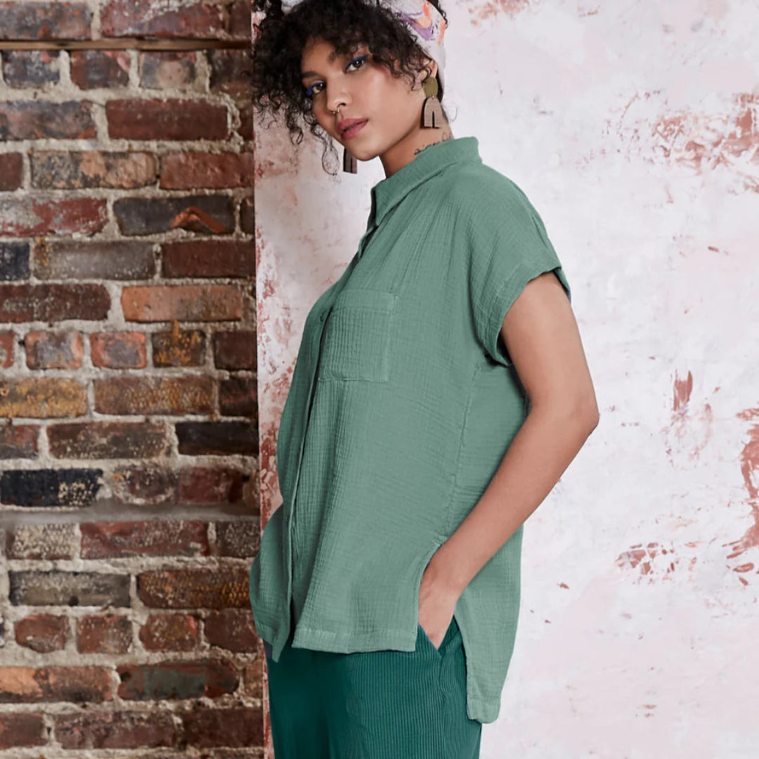 Melow, Kandice Shirt, Aqua