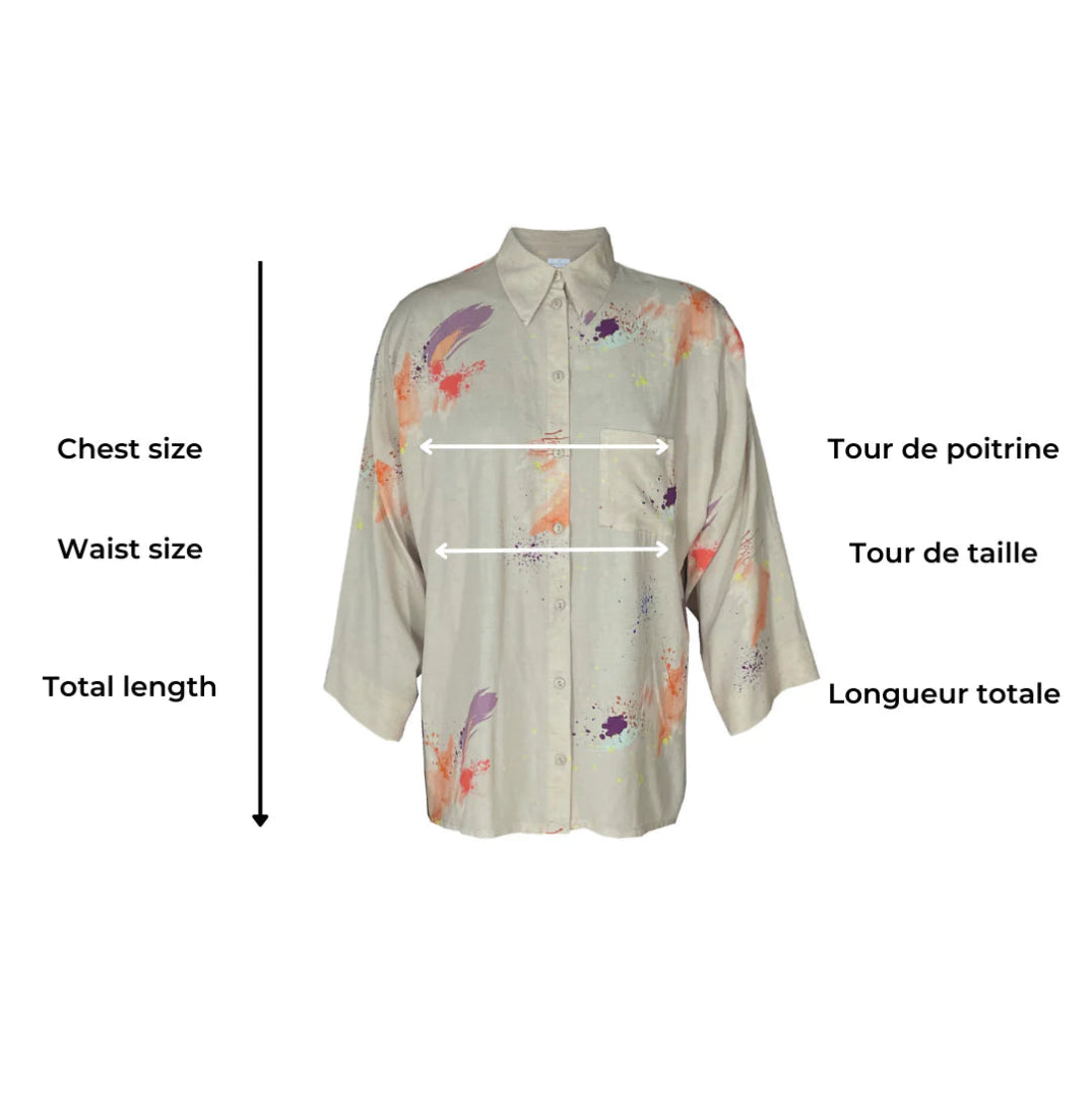 Melow, Karly Shirt, Rythm Print
