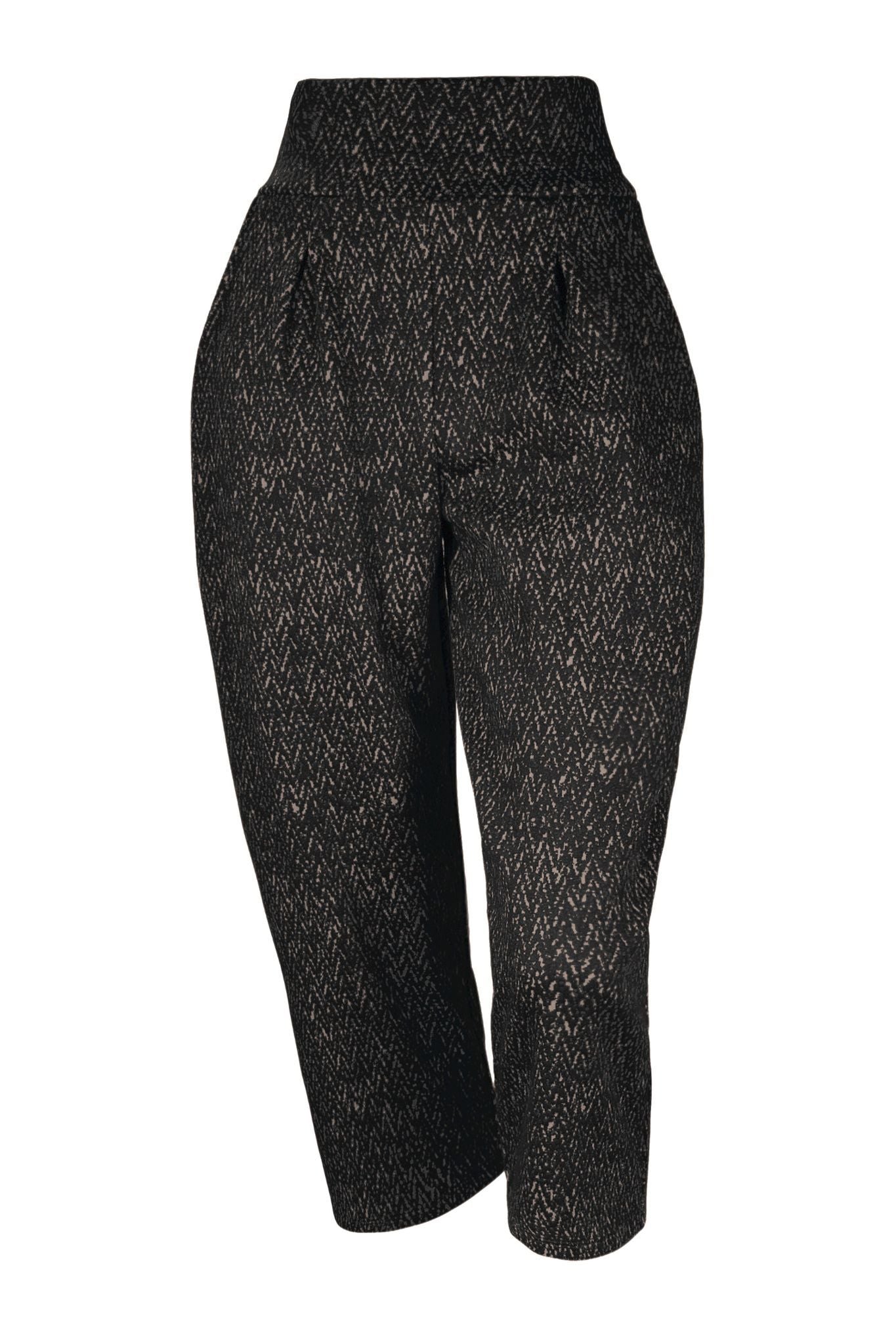 Homer Pants, Black Chevron