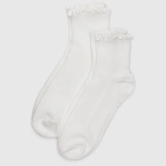 Baggu, Lettuce Edge Sock, Set or 2 (Various Colours)