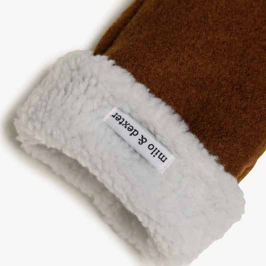 Milo & Dexter, Classic Wool Mittens Rust