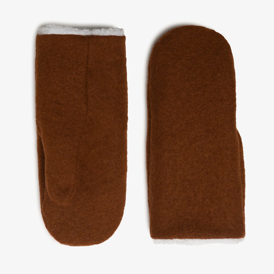 Milo & Dexter, Classic Wool Mittens Rust