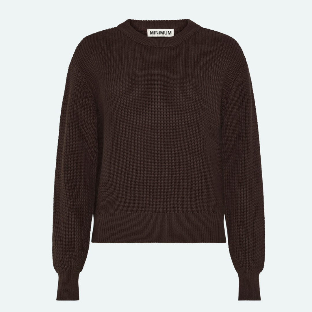 Minimum, Mikala Jumper, Brown Seal