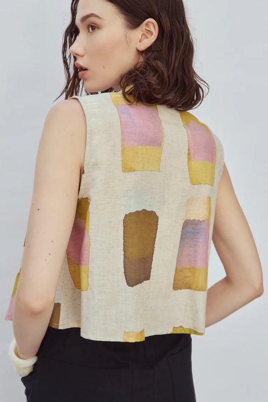Eve Gravel, Nikki Shirt, Yellow Gold