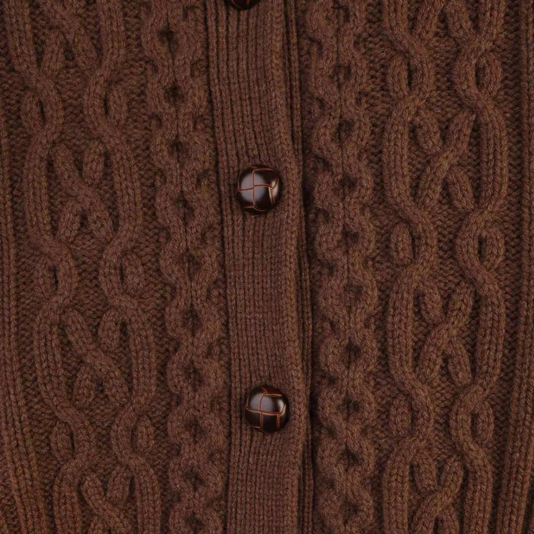 Quince Cardigan, Brown