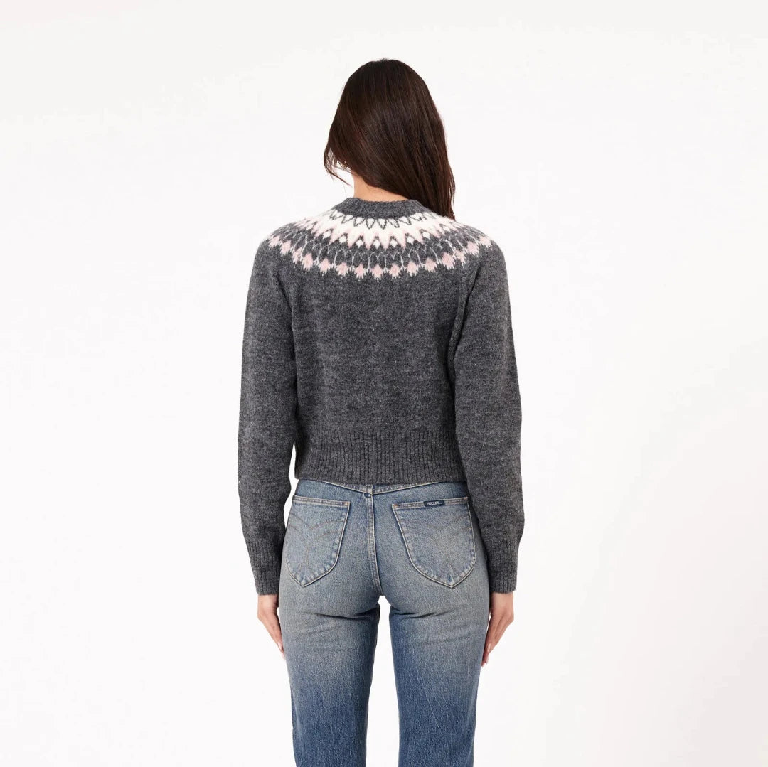 Rolla's, Fair Isle Knit, Vintage Black