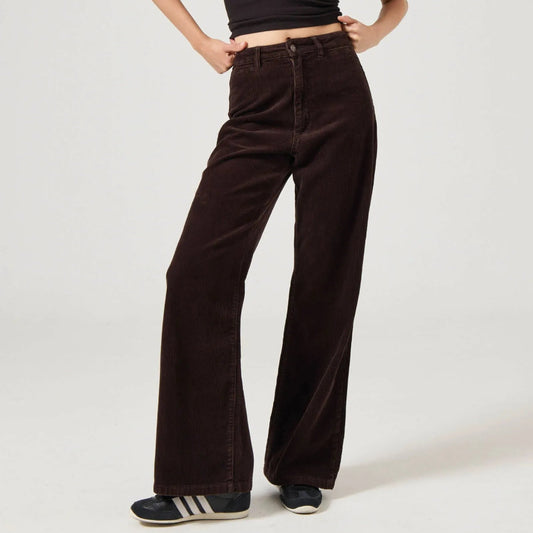 Rolla's, Sailor Pant Long, Chocolate Cord