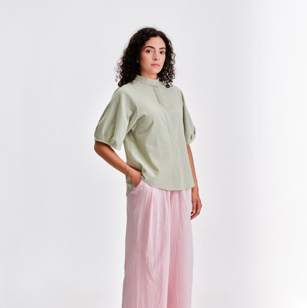 Jennifer Glasgow, Hydra Top, Light Sage