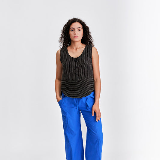 Jennifer Glasgow, Deva Top, Black