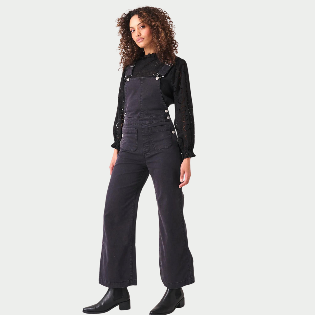 Sailor Overall, Washed Black