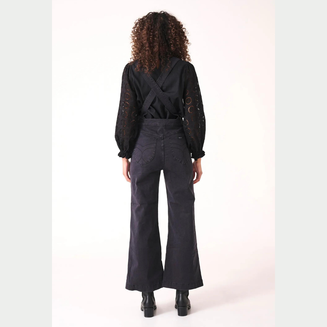 Sailor Overall, Washed Black