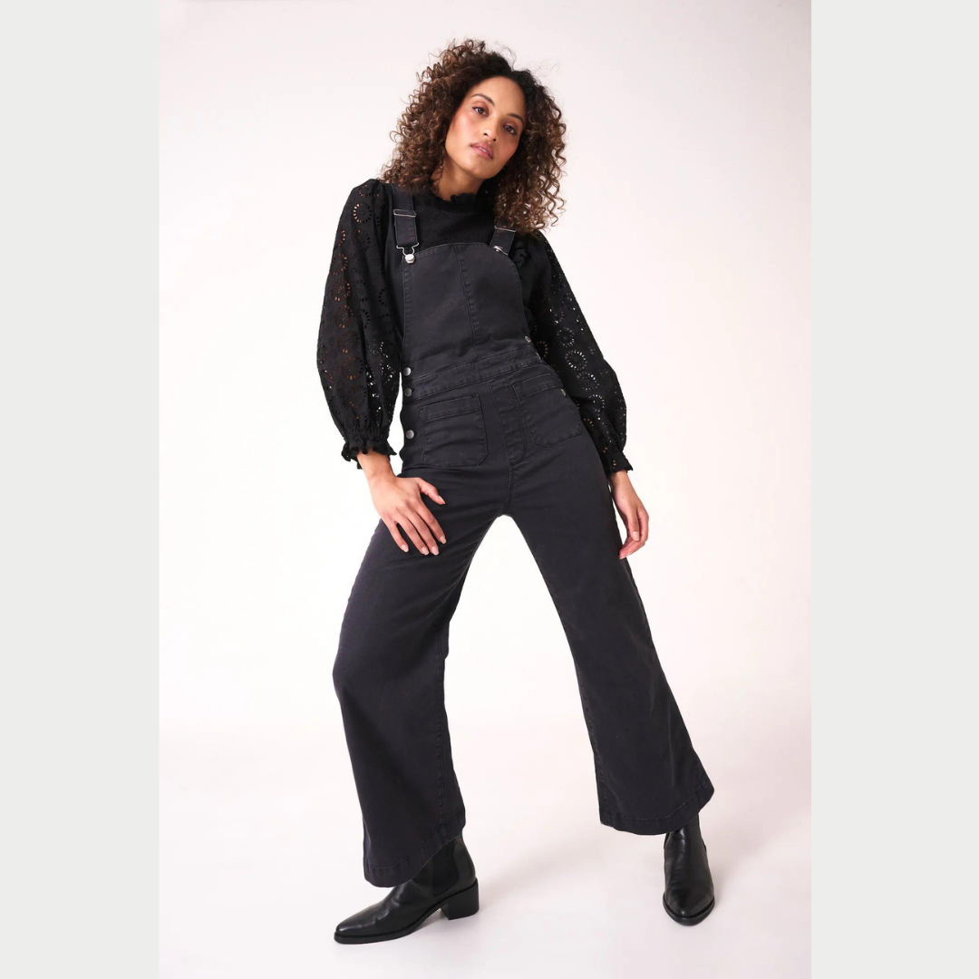Sailor Overall, Washed Black