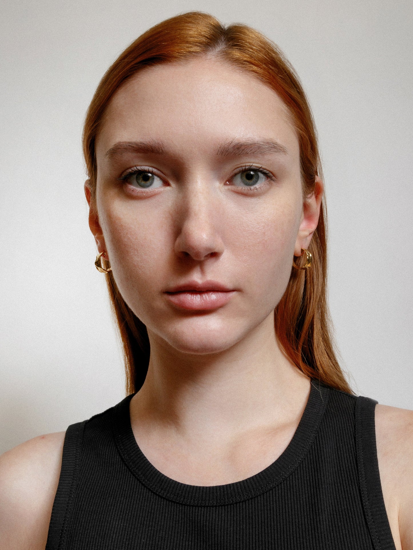 Small Ciara Hoops in Gold