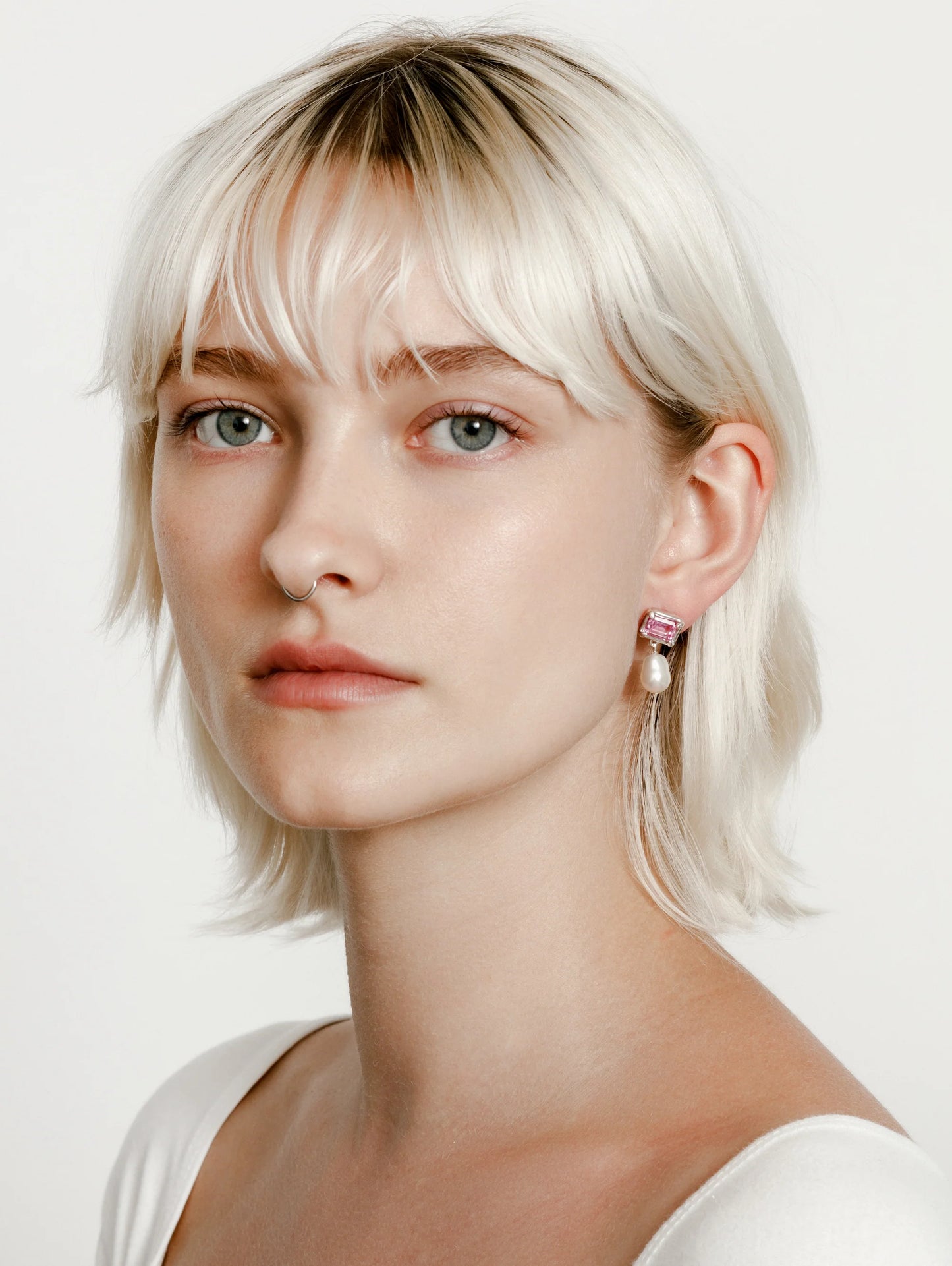 Wolf Circus, Sophie Earrings in Pink and Silver