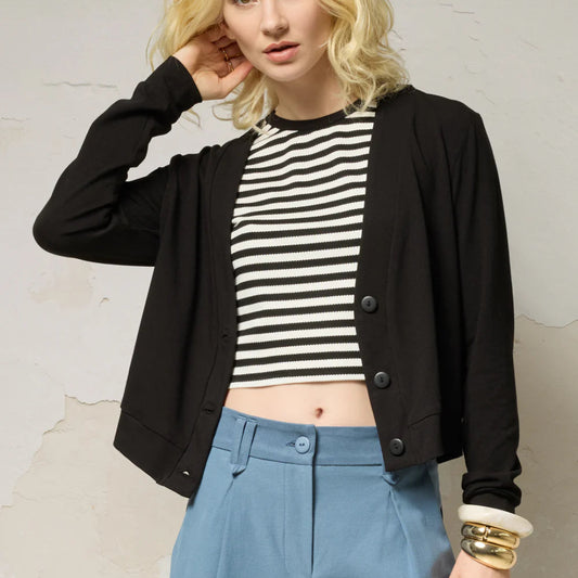 Cokluch, Zephyr Cardigan, Black