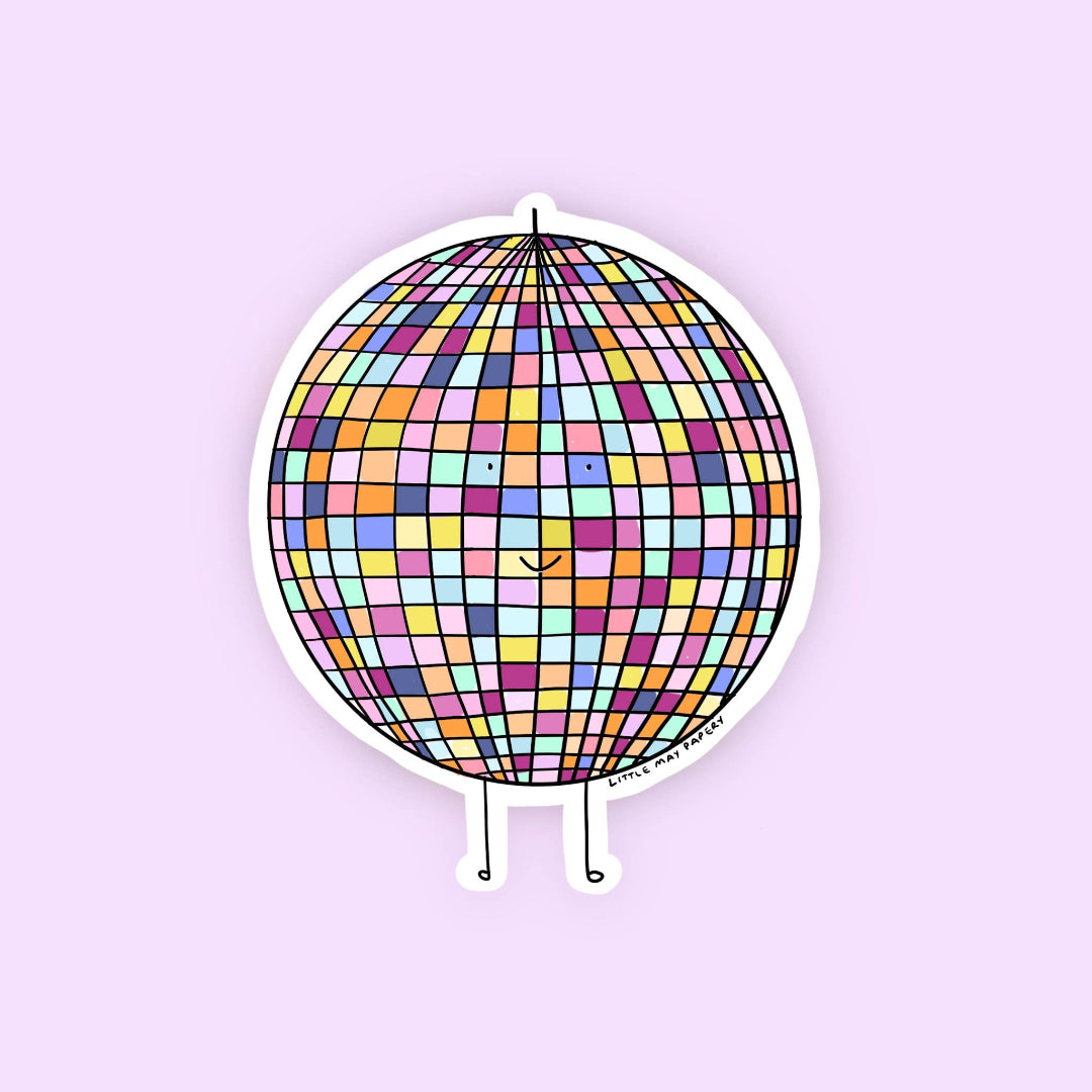 Mirrorball Vinyl Sticker