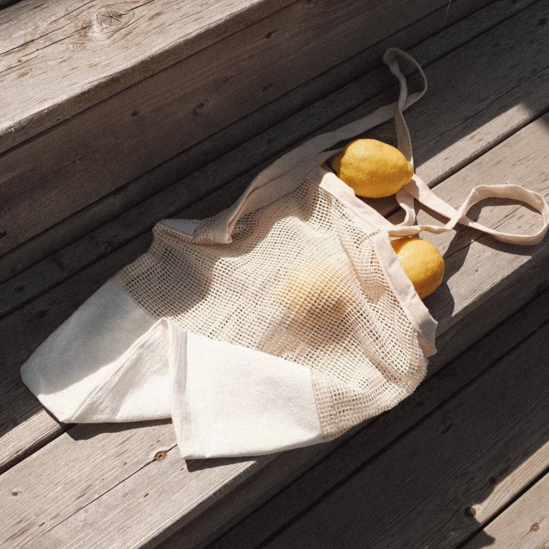Dans le Sac, Mesh bag, Ivory