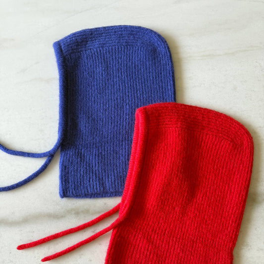 Billy Bamboo, Fuzzy Alpaca Balaclava, Crystal Brights, Royal blue