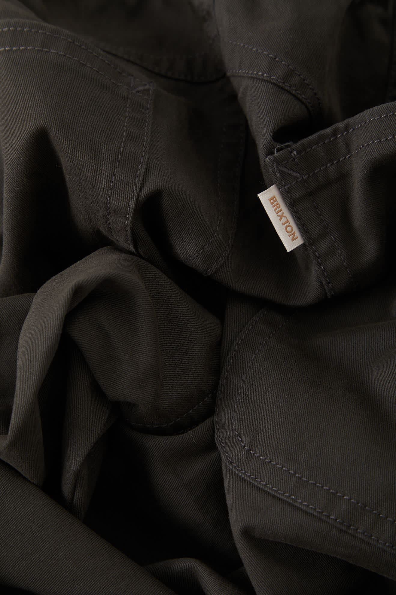 Brixton, Utility Everyday Barrel Pant, Washed Black