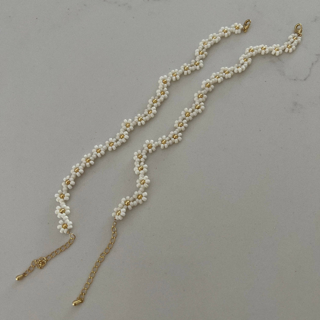 Oak + Eve, Gold Filled Daisy Bracelet