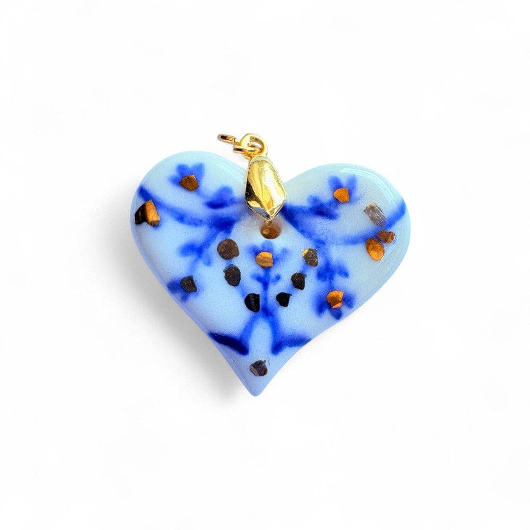 BitaJewells, Real Gold Delft-Inspired Gold Pendant