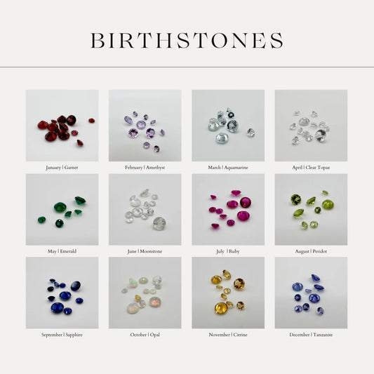 Open Fire, Kindred, 3mm Birthstone Studs