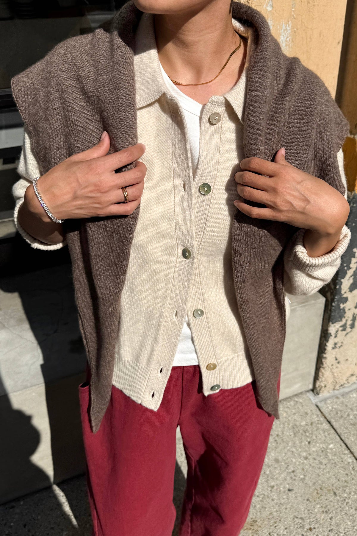 Le Bon Shoppe, Cashmere Blend Shawl, Frappe