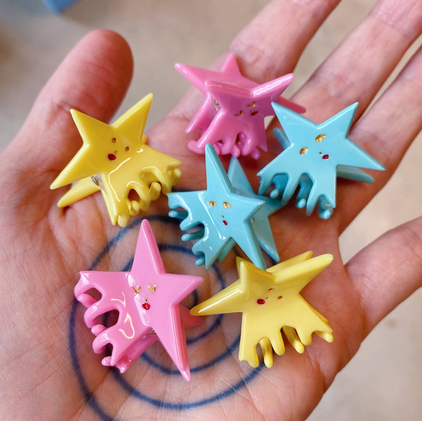Set of Star Hair Claws