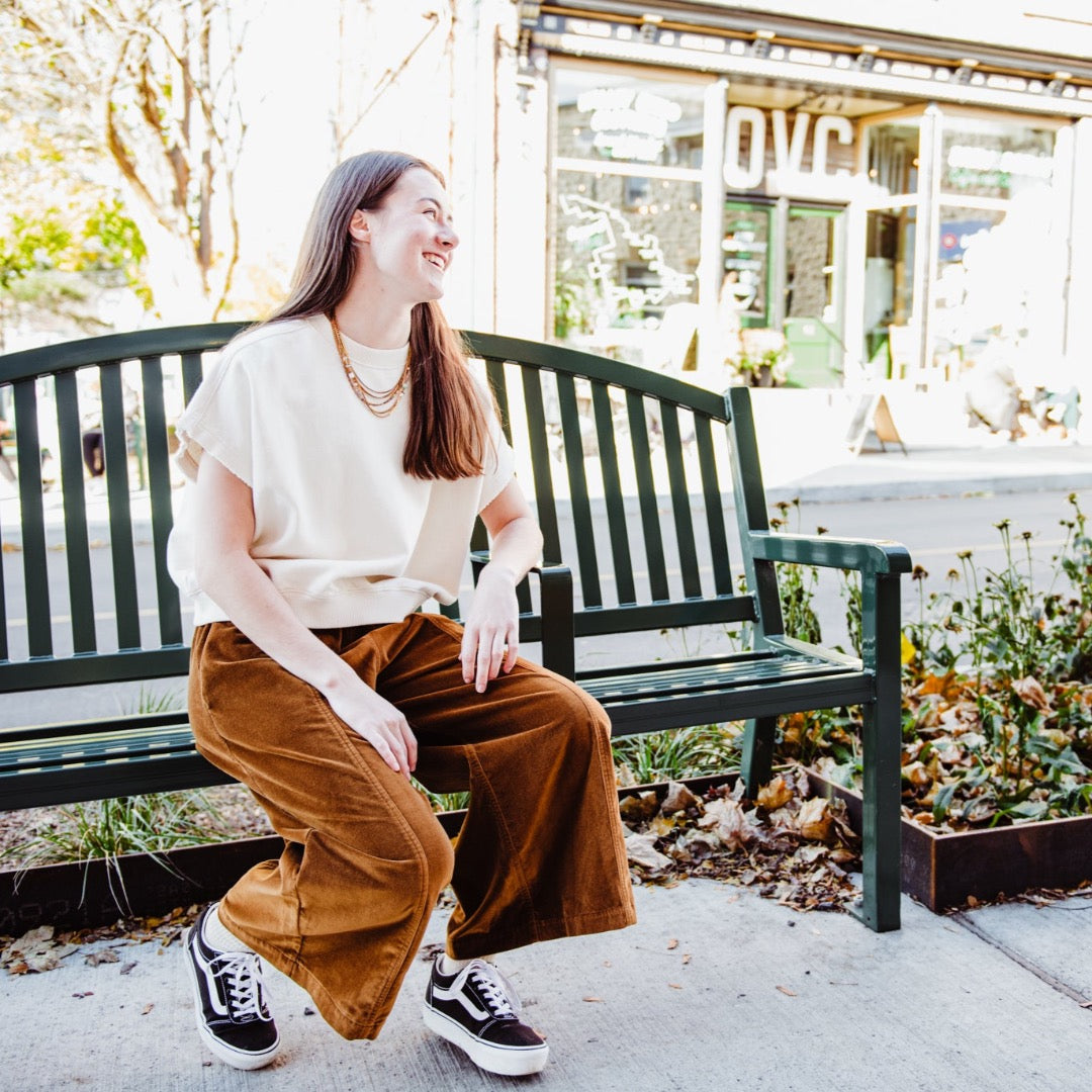 Yola Pants, Gold