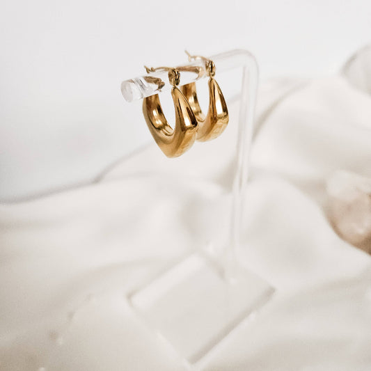 Rock Paper Pretty Jewelry, Alice Hoops