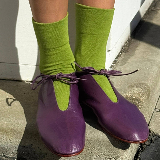 Le Bon Shoppe, Sneaker Socks, Matcha and Classic White