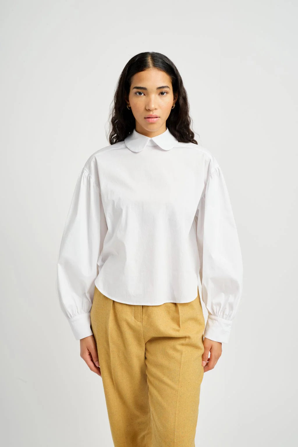 Eliza Faulkner, Leni Shirt, White Cotton