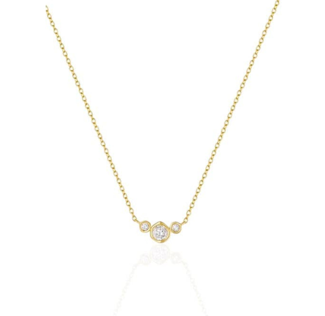 JV Studios Jewellery, Three Stone Necklace