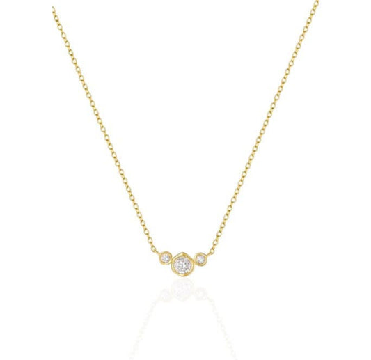 JV Studios Jewellery, Three Stone Necklace