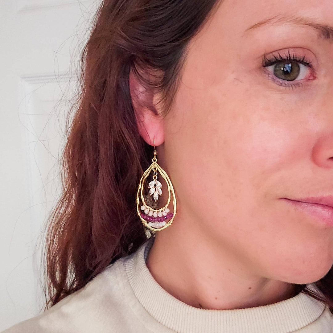 Rock Paper Pretty Jewelry, Dream Walker Earrings