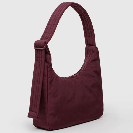 Baggu, Mini Nylon Shoulder Bag, Mahogany