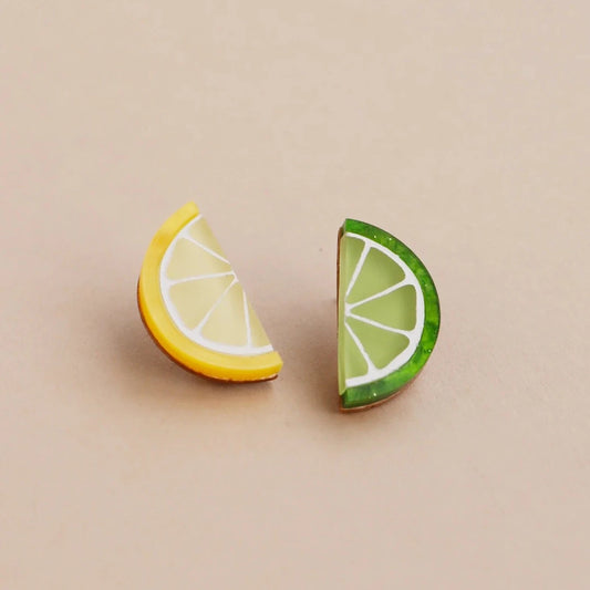 Wolf & Moon, Lemon and Lime Studs