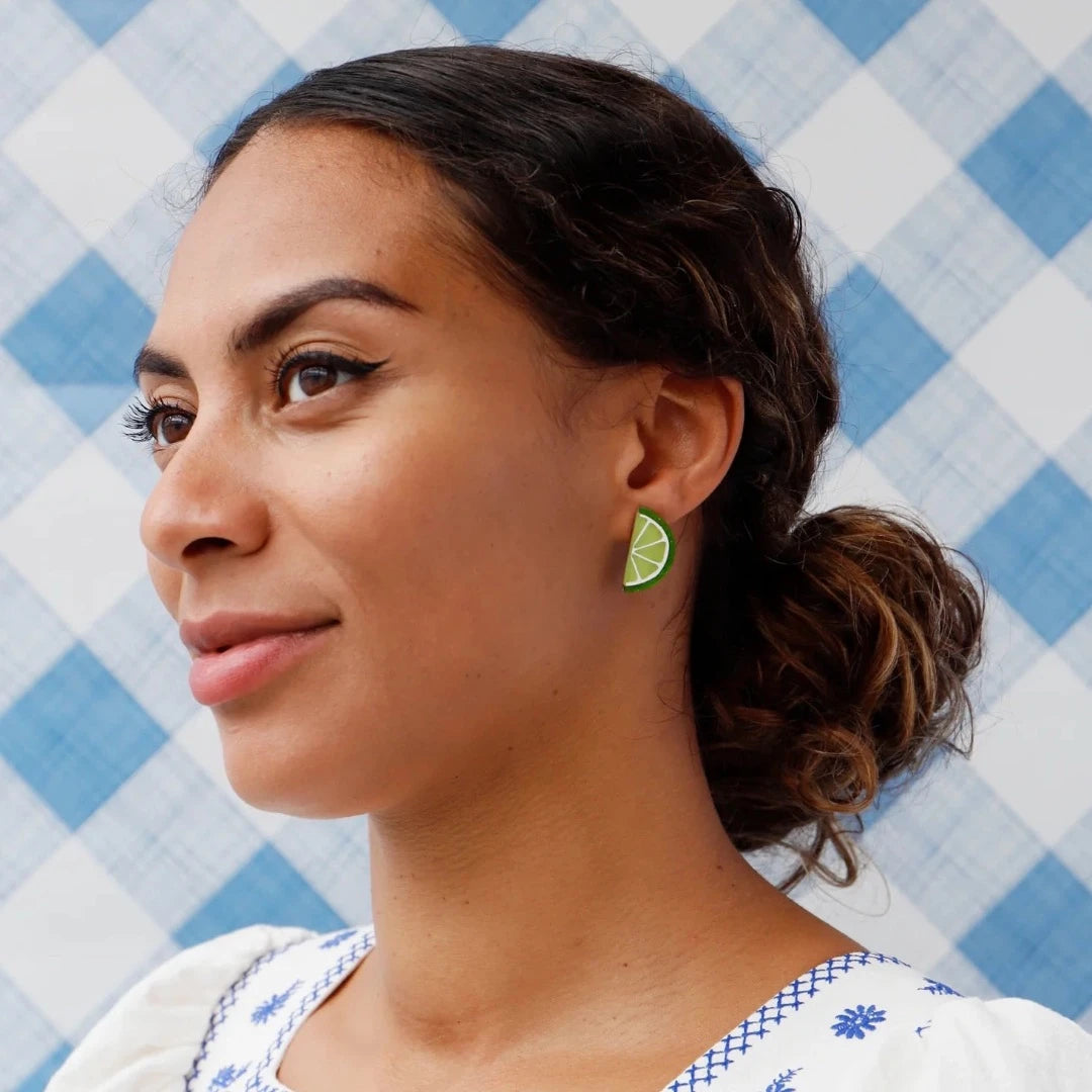 Wolf & Moon, Lemon and Lime Studs