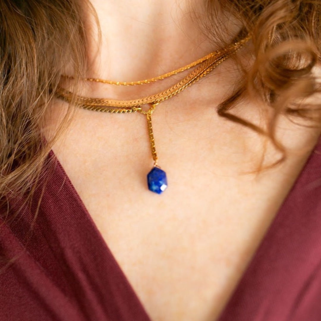 Arwen Necklace, Lapis