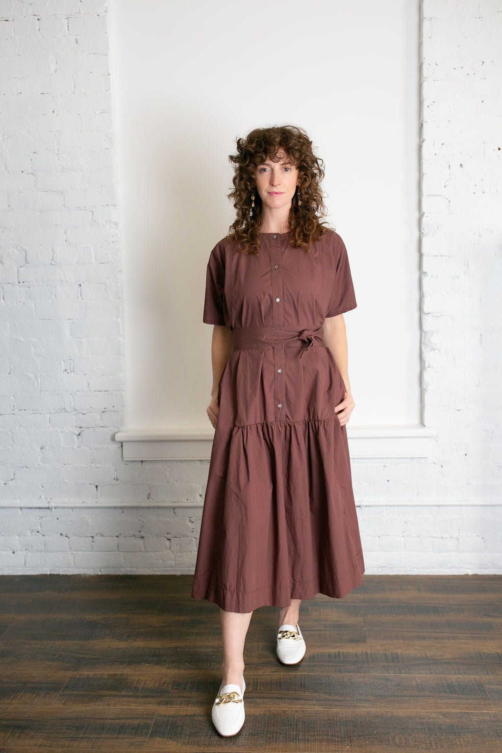Adira Dress, Chocolate