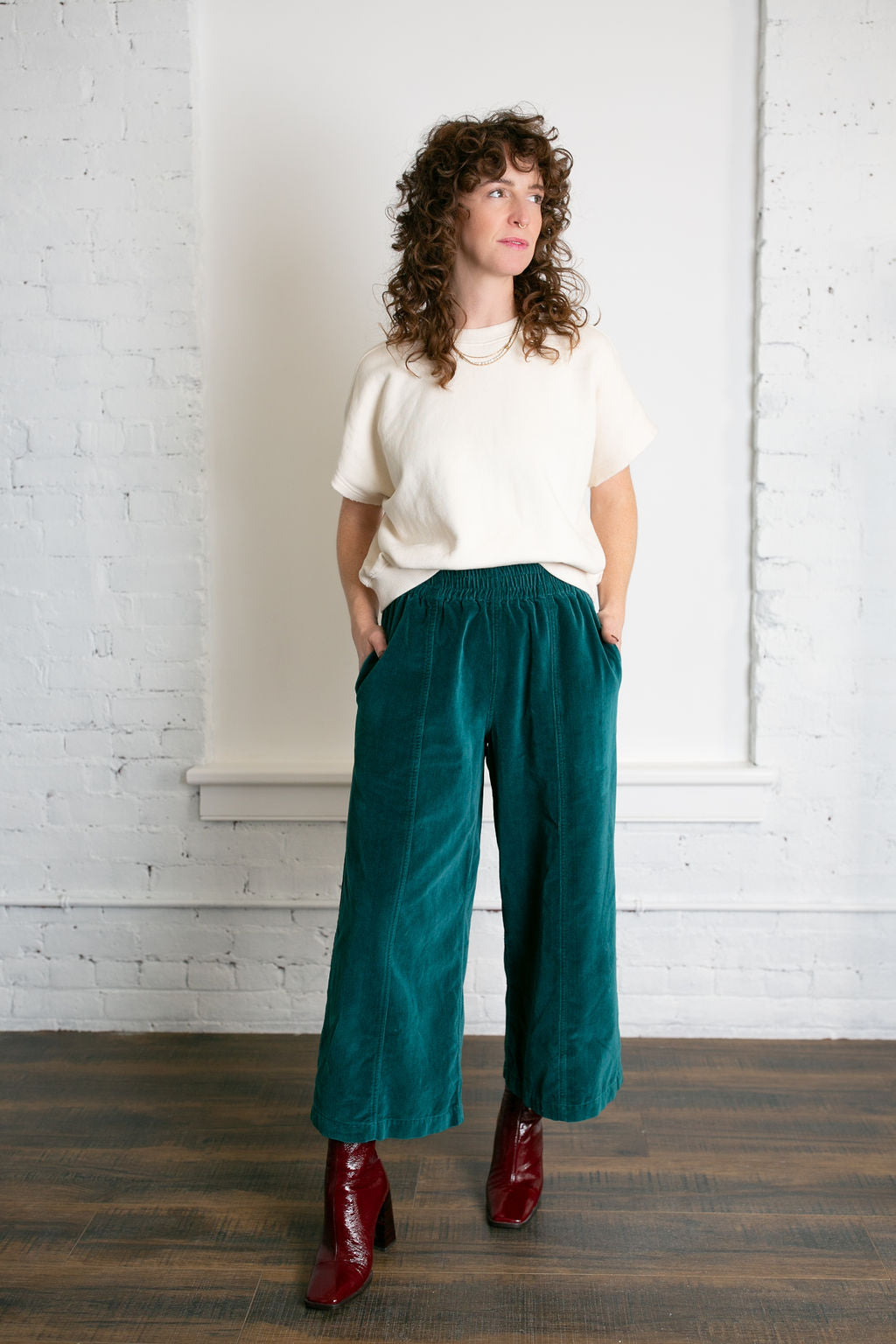 Yola Pants, Teal