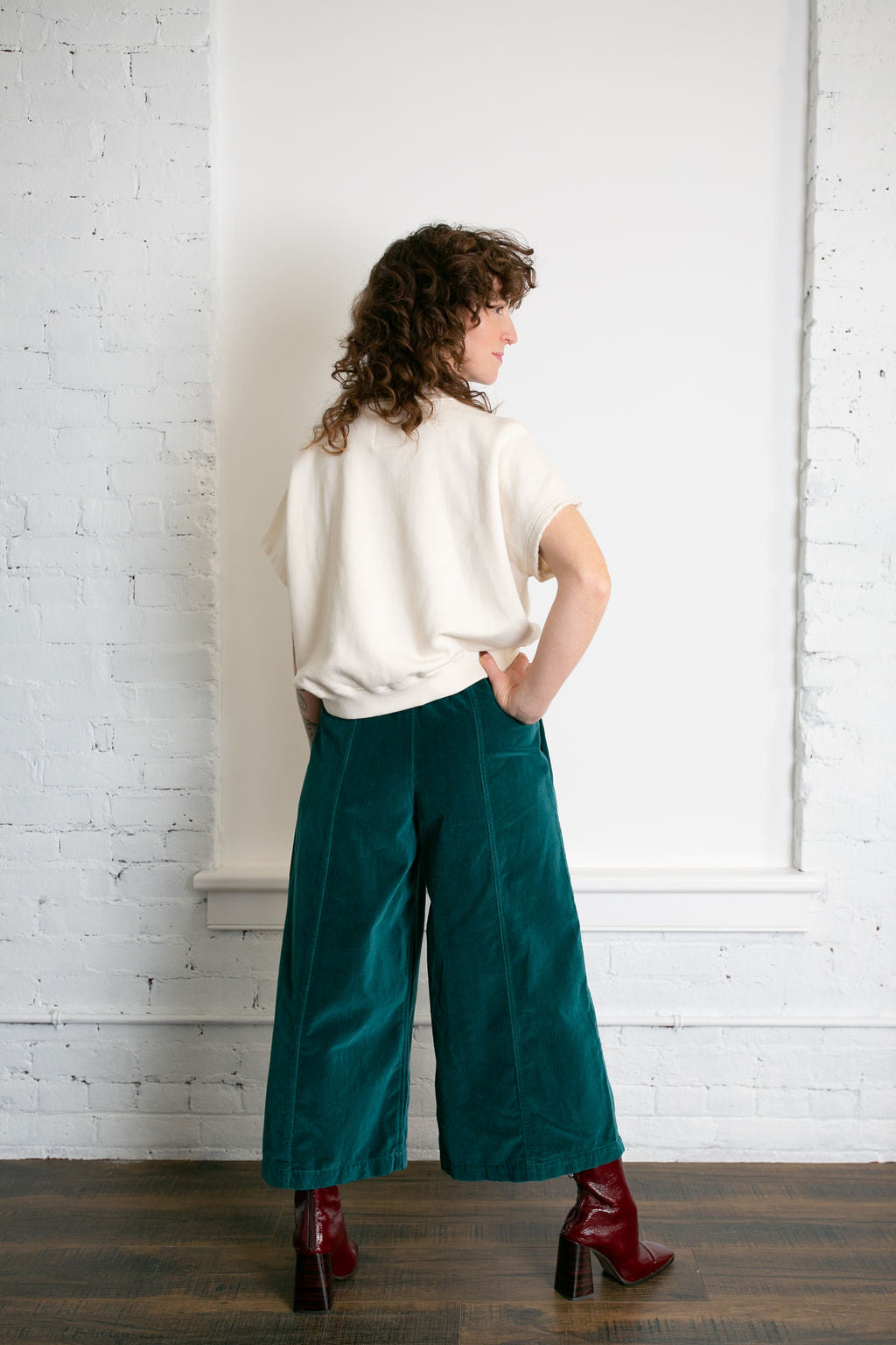 Yola Pants, Teal